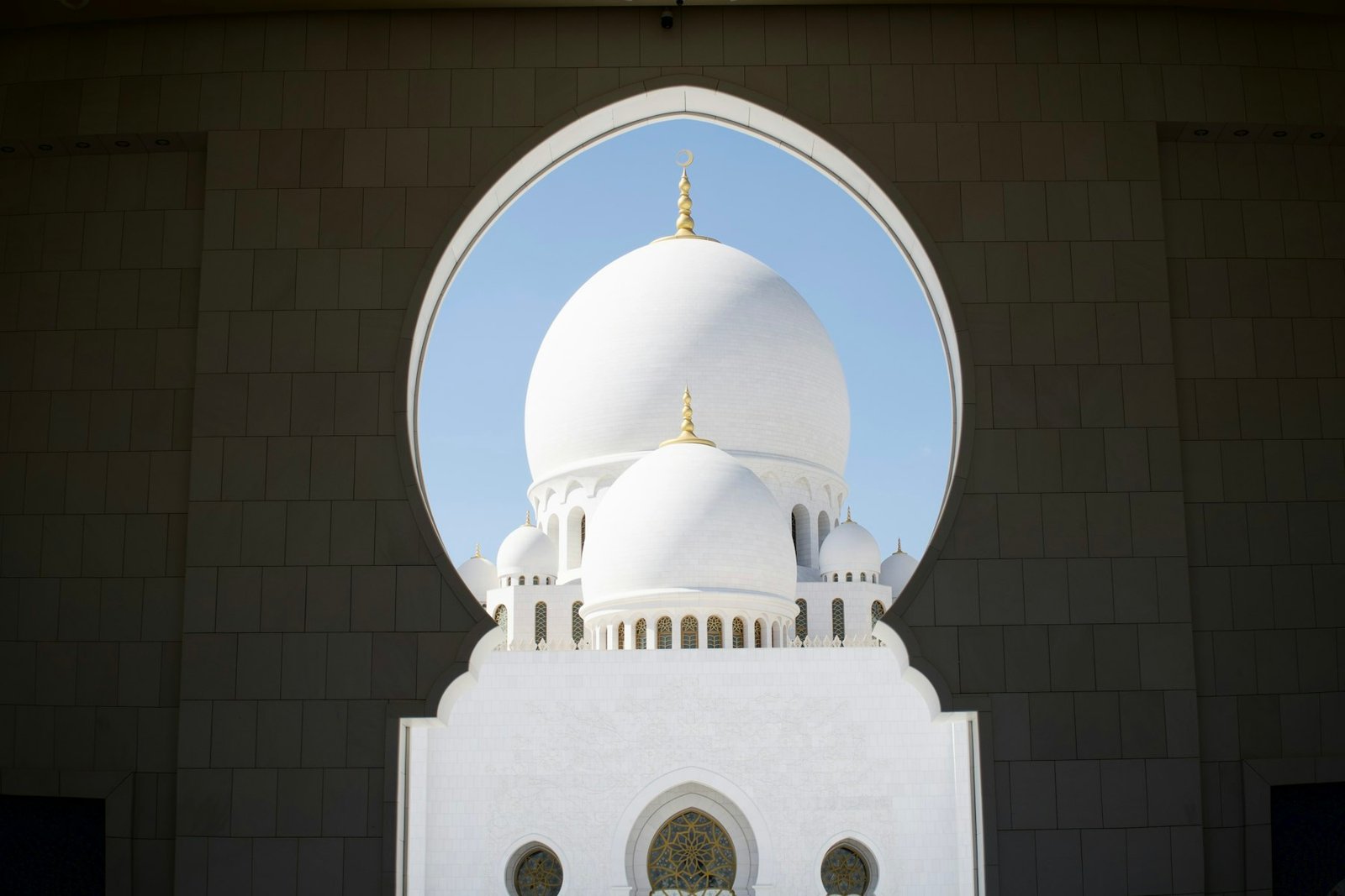Mezquita para llamada a la acción de Umrah