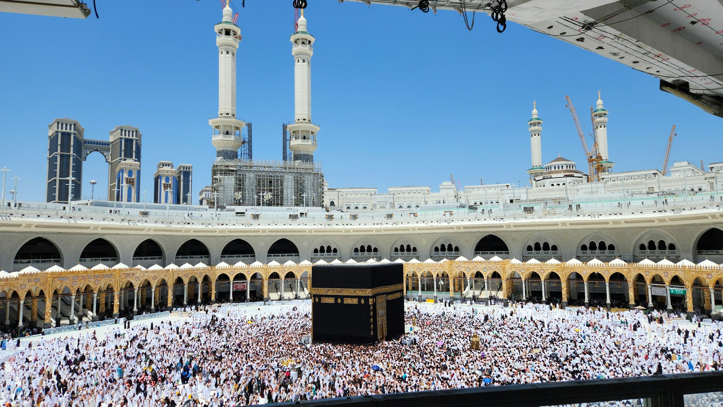 Peregrinos en Makkah para Umrah